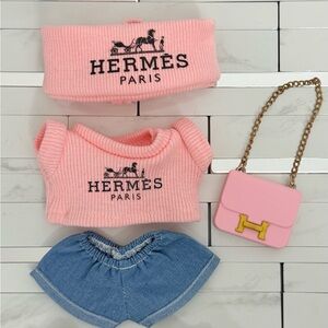 Labubu outfit 6 pc fits 15/17 cm Pop marts Labubu doll. New